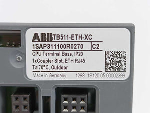 ABB 1SAP311100R0270 TB511-ETH-XC CPU Terminal Base