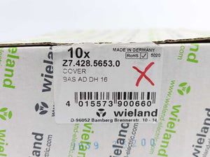 Wieland Z7.428.5653.0 BAS AD DH 16 Cover 10pcs.