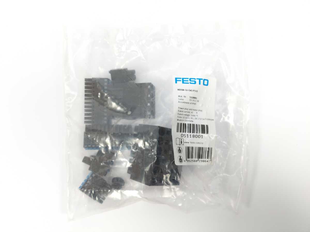 Festo 5118001 NEKM-C6-C45-P3-D Assortment of Plugs