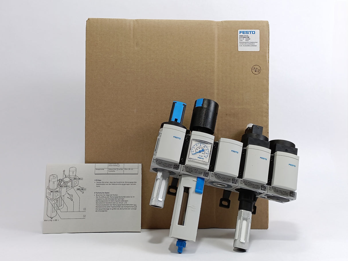 Festo 531029 MSB4-1/4:C4:J3:F1:D8:A1-WP Service Unit Combination MSB4
