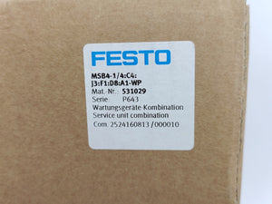 Festo 531029 MSB4-1/4:C4:J3:F1:D8:A1-WP Service Unit Combination MSB4