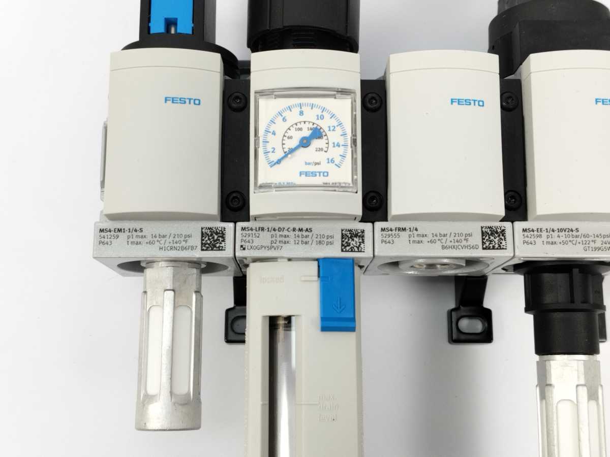 Festo 23364845 Set w/ 531029 MSB4-1/4:C4:J3:F1:D8:A1-WP Service Unit Combination