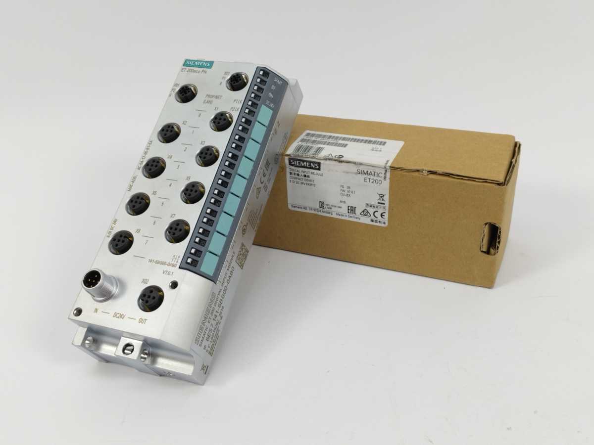 Siemens 141-6BG00-0AB0 SIMATIC ET200 Digital Input Module, Compact Device 8DI