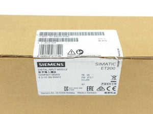 Siemens 141-6BG00-0AB0 SIMATIC ET200 Digital Input Module, Compact Device 8DI