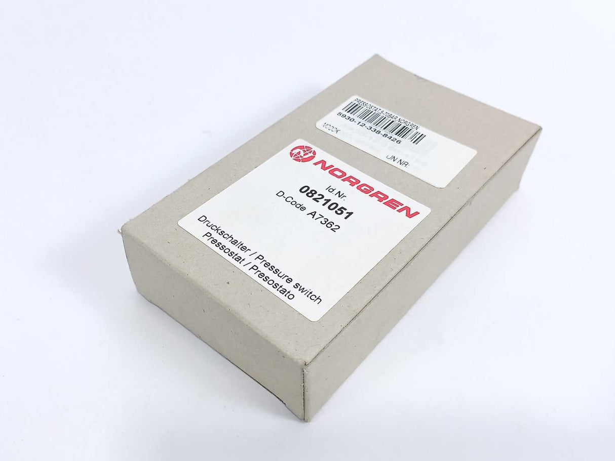 NORGREN 0821051 Hydraulic Pressure Switch 5-70bar, Umax 250V, Imax 5A