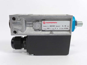NORGREN 0821051 Hydraulic Pressure Switch 5-70bar, Umax 250V, Imax 5A