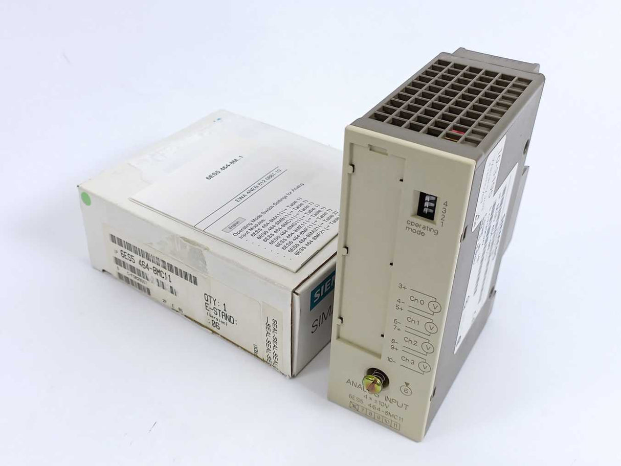 Siemens 6ES5464-8MC11 SIMATIC Analog Input Module