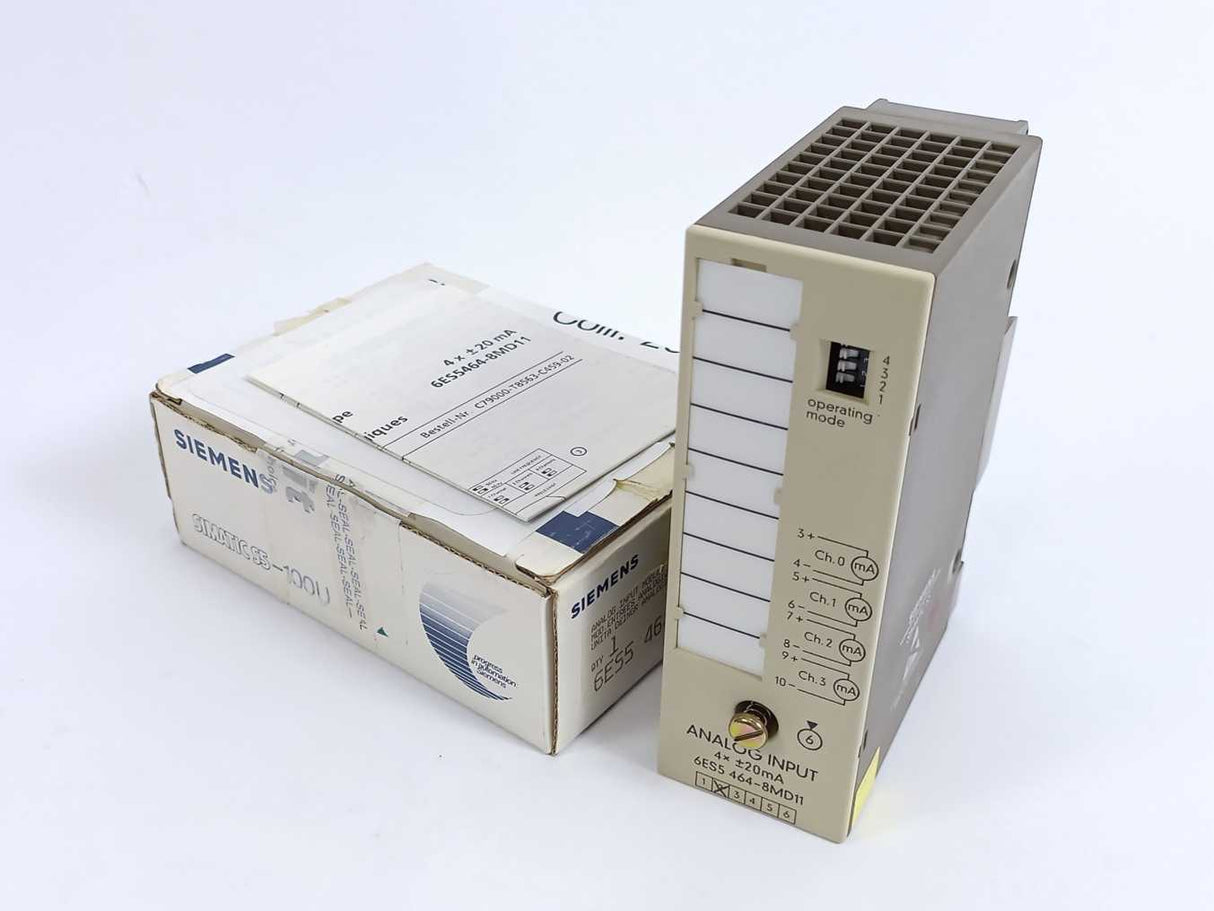 Siemens 6ES5 464-8MD11 SIMATIC S5-100U Analog Input Module