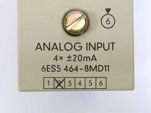 Siemens 6ES5 464-8MD11 SIMATIC S5-100U Analog Input Module
