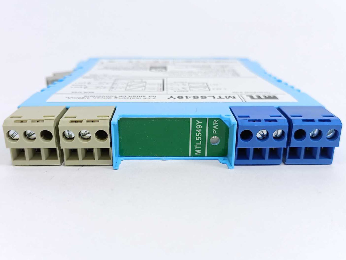 MTL MTL5549Y 2 Channel Driver, 4/20mA, for Smart I/P Converters