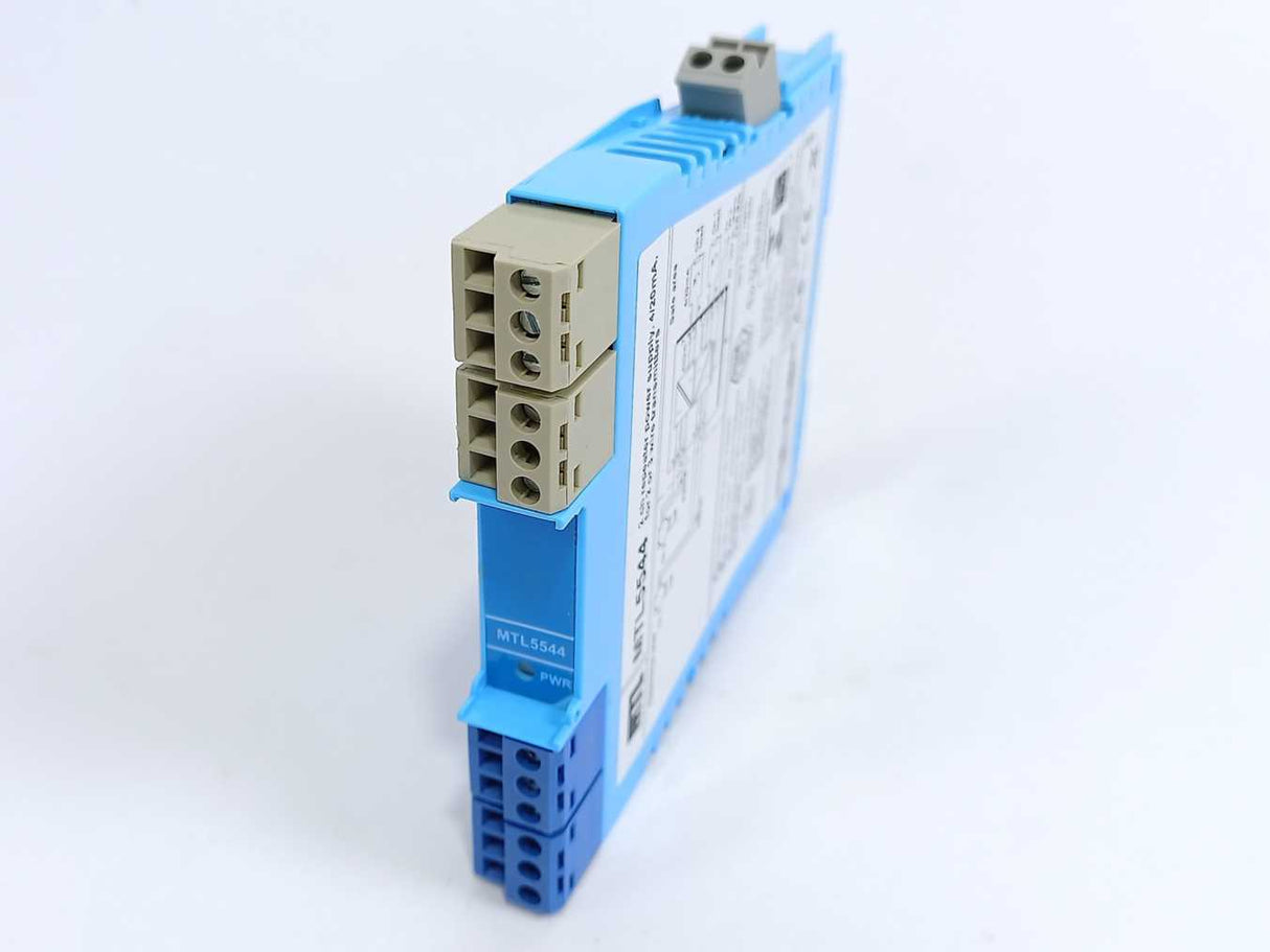 MTL MTL5544 2 Channel Repeater Power Supply, 4/20mA, for 2 or 3 Wire Transmitter