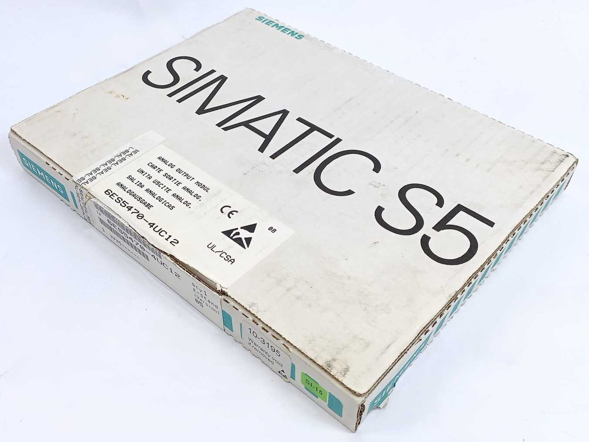 Siemens 6ES5470-4UC12 SIMATIC S5 470 Analog Output Module