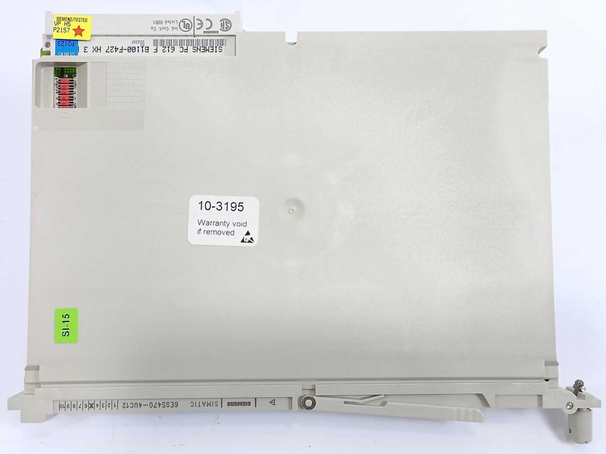 Siemens 6ES5470-4UC12 SIMATIC S5 470 Analog Output Module