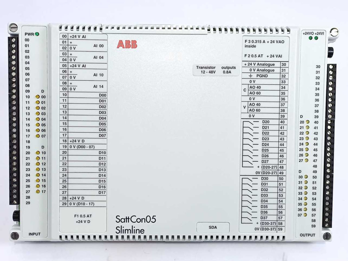 ABB 492896101 SDA SattCon05 Slimeline Expansion Unit 24VDC