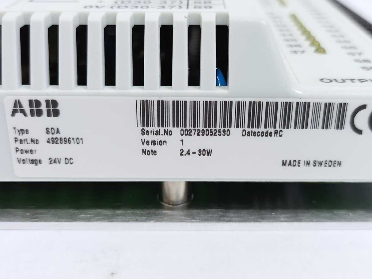 ABB 492896101 SDA SattCon05 Slimeline Expansion Unit 24VDC