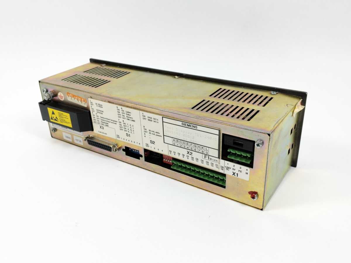 Siemens 6AV1142-0DB10 Text Display TD1-240/8. Refurbished
