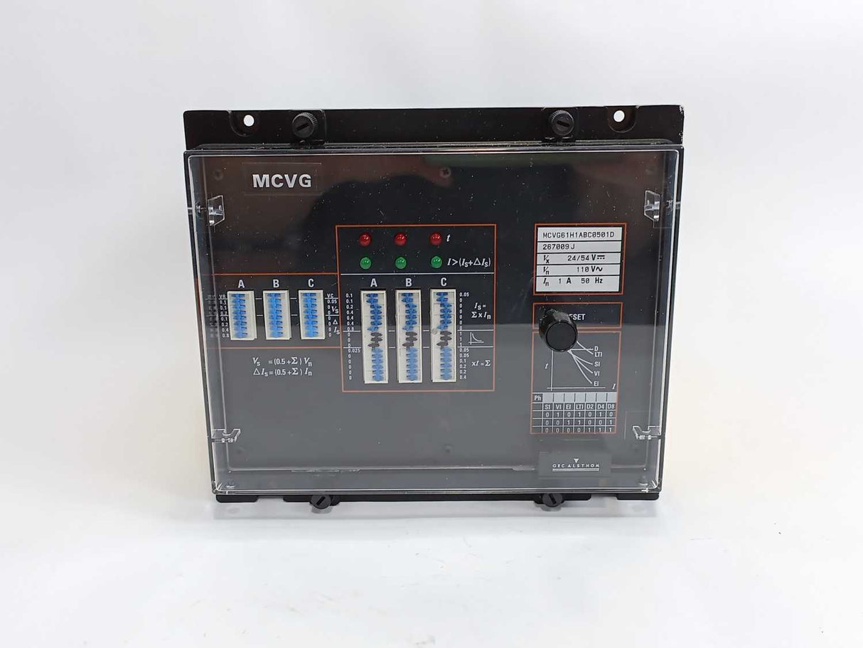 GEC Alsthom MCVG61H1ABC0501D Overcurrent Protection Relay