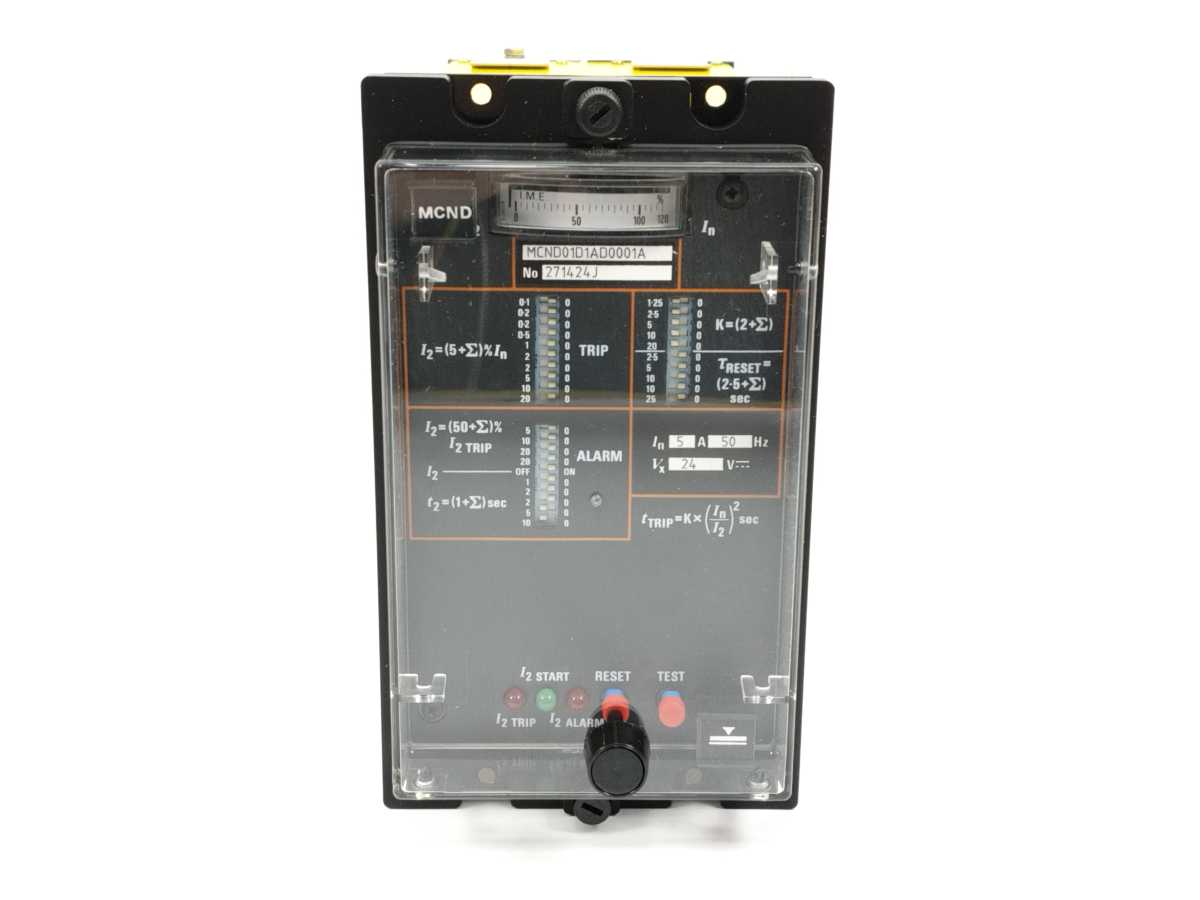 GEC Alsthom MCND01D1AD0001A Overcurrent Protection Relay MCND
