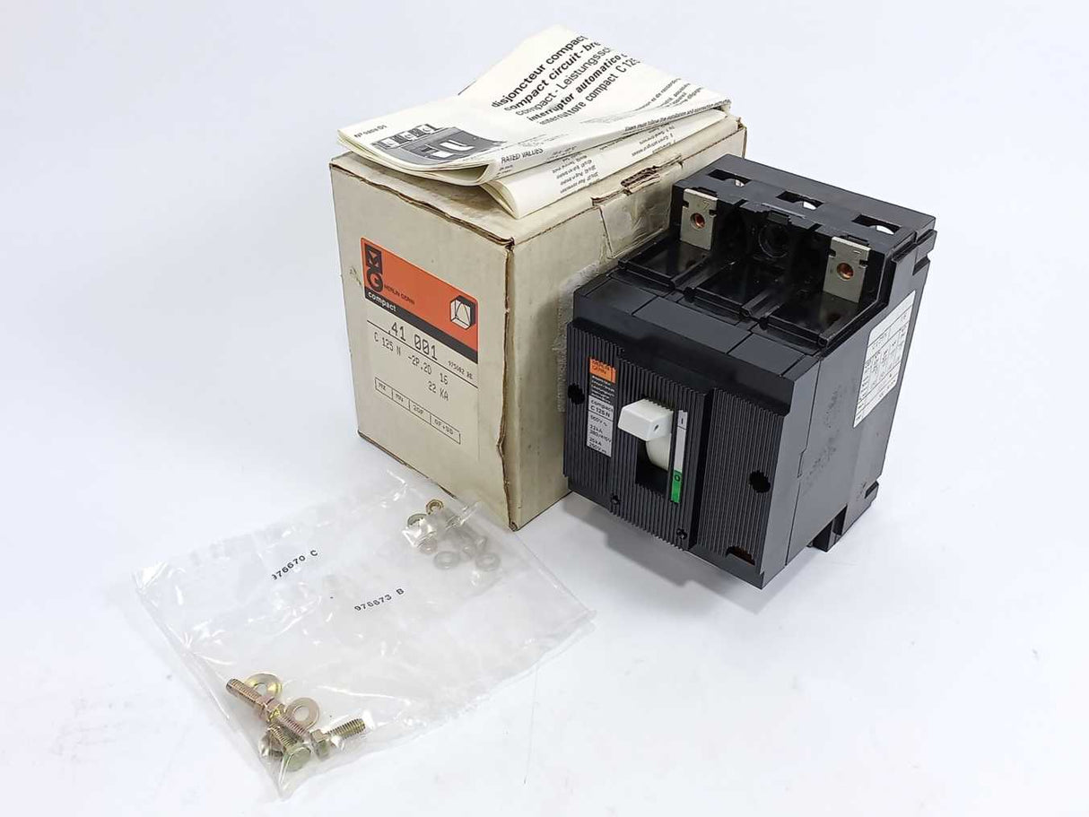 Merlin Gerin C125N Circuit Breaker 22kA 16A 2 Poles