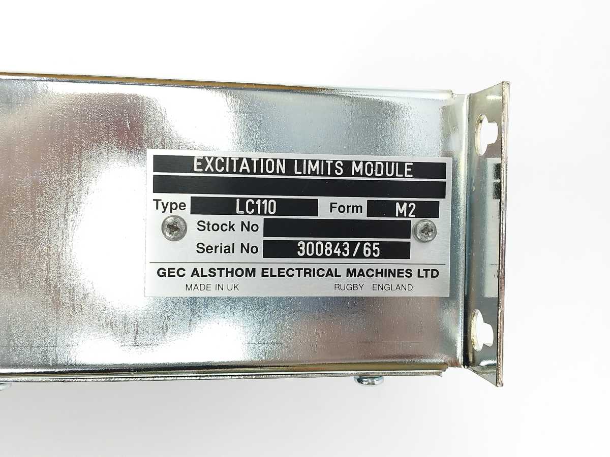 GEC Alsthom LC110-M2 Gecostat Excitation Control LC110