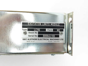 GEC Alsthom LC110-M2 Gecostat Excitation Control LC110