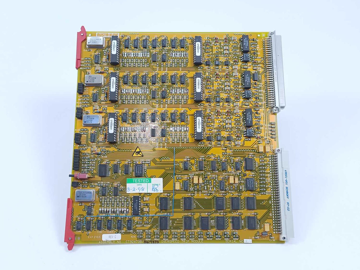 Rustronic CT92470B Overspeed Trip Module