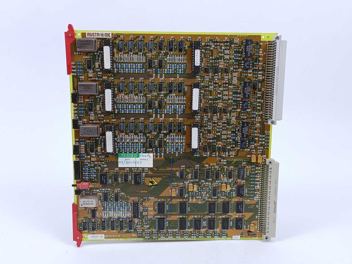 Rustronic CT92470B/3010607 Overspeed Trip Module