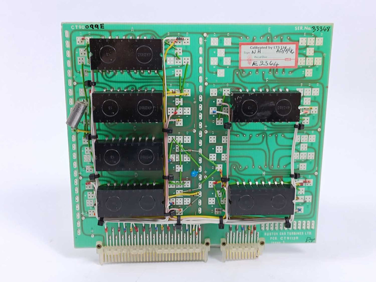 Ruston Gas Turbines CT91159 CT90099E Circuit Board