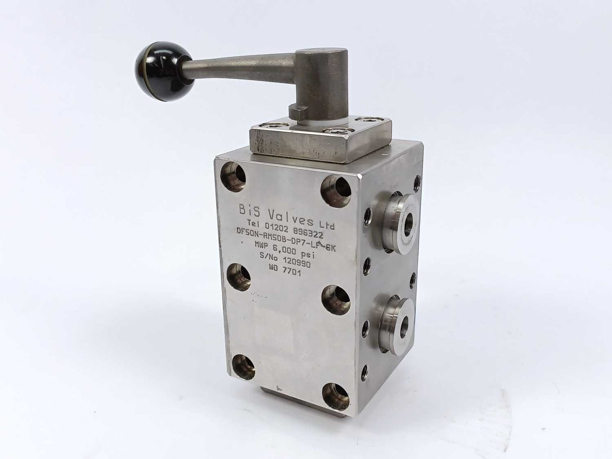 Bis Valves DF50N-RM50B-DP7-LF-6K MWP 6000psi WO 7701