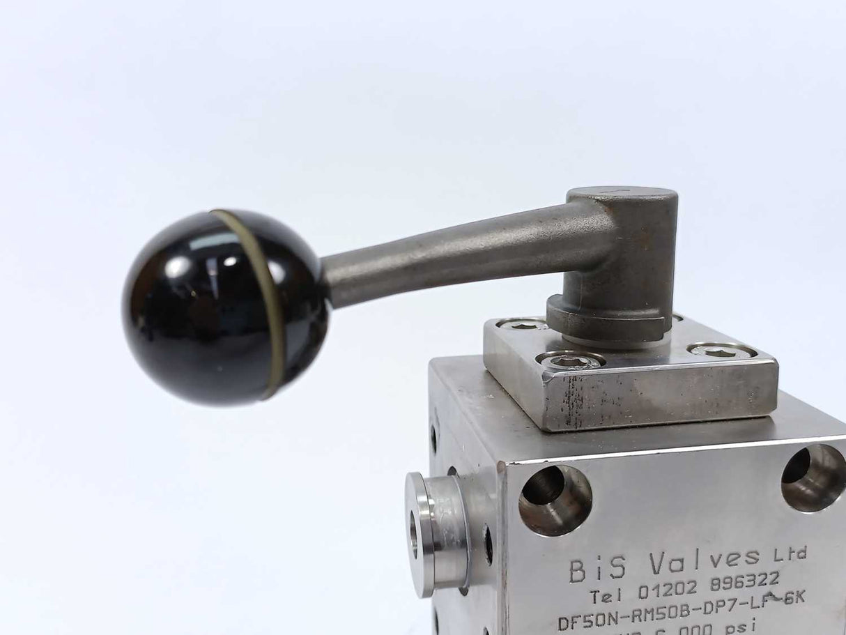 Bis Valves DF50N-RM50B-DP7-LF-6K MWP 6000psi WO 7701