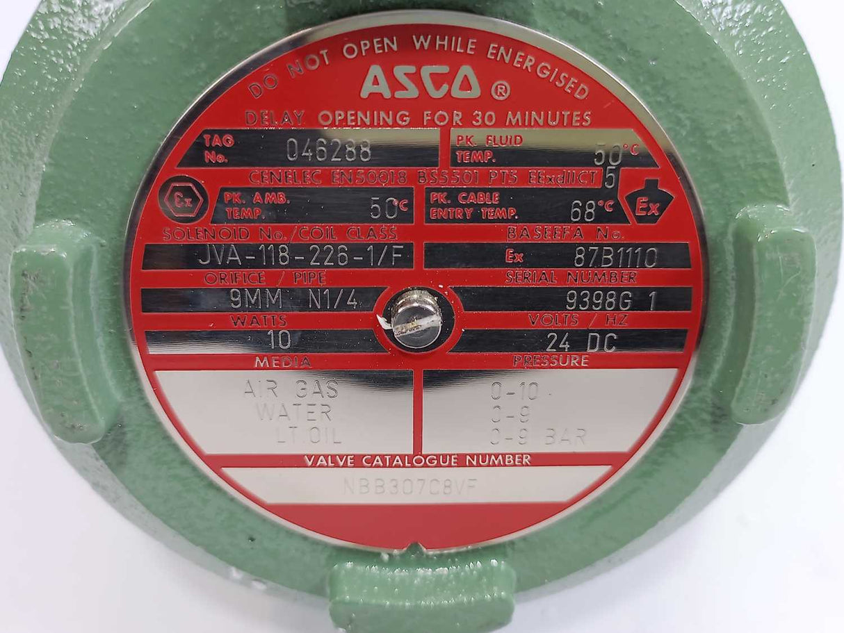 ASCO NBB307C8VF Solenoid Valve