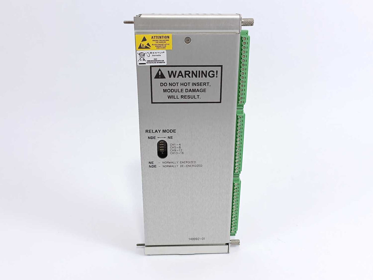 BENTLY NEVADA 149992-01 16 Channel Relay Module