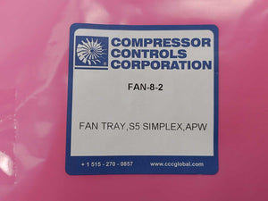 Compressor Controls Corporation FAN-8-2 Fan Tray S5 Simplex APW