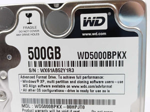 WD WD5000BPKX 500GB Hard Drive