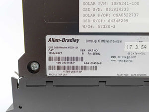 AB 1756-L63XT Ser. B ControlLogix XT 8 MB Memory Controller