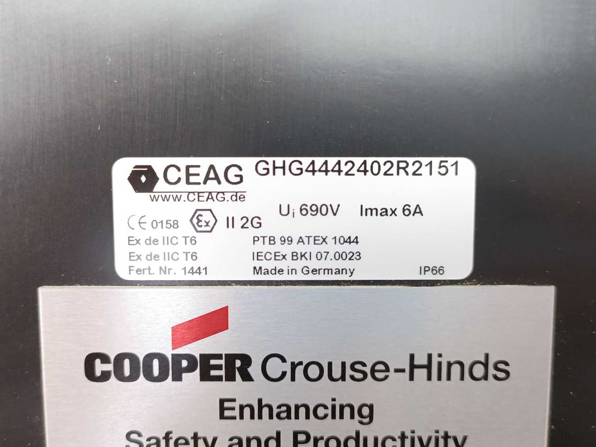 Cooper GHG4442402R2151 GHG44_23_ETO Controller