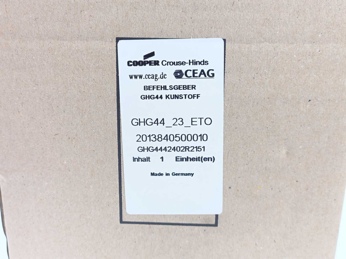 Cooper GHG4442402R2151 GHG44_23_ETO Controller