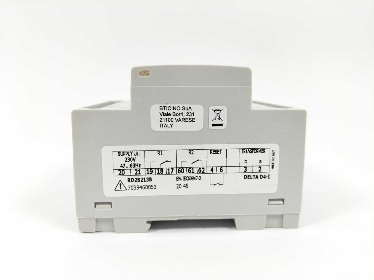 BTICINO / IME RD2B213B Delta D4-I Residual Current Relay