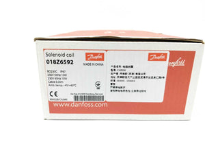 Danfoss 018Z6592 Solenoid Coil 230V 50/60Hz 10W
