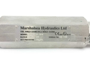 Marshalsea Hydraulics 39.091.01.7618 Inline Hydraulic Pressure Relief Valve