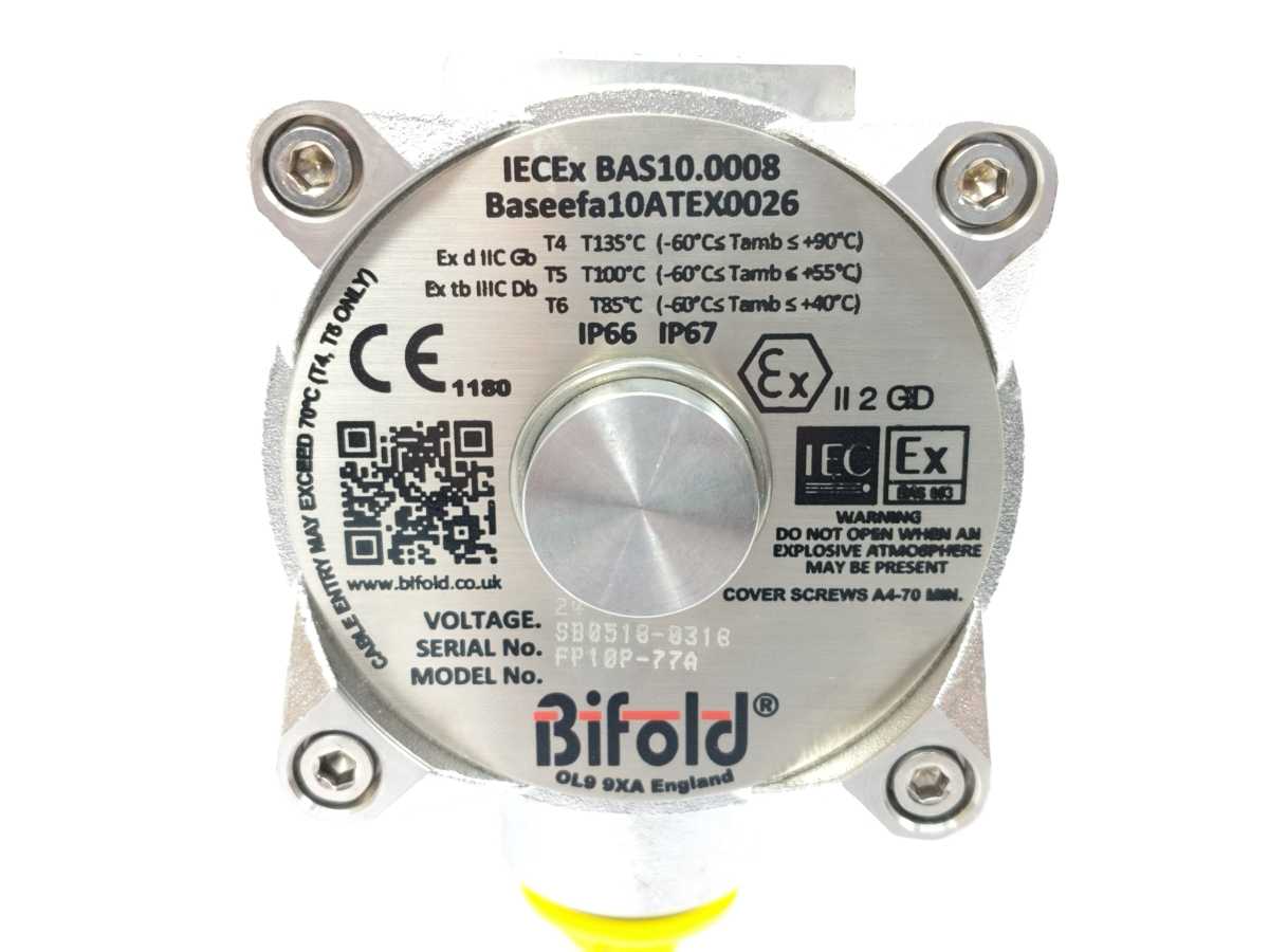 Bifold FP10P-77A Solenoid Valve Assembly w/ FP10P S2-04-32-NU-V-77A-24D-35