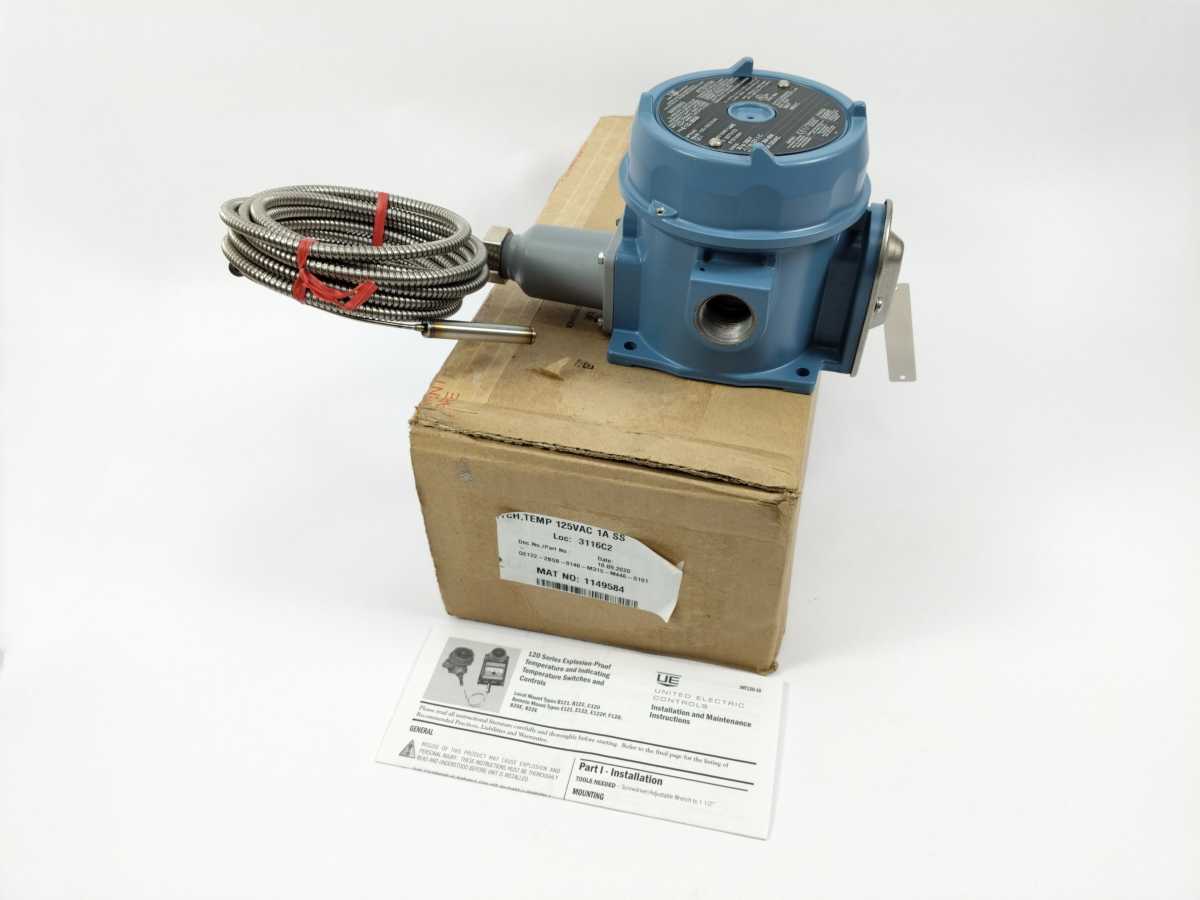 UE United Electric E122-2BSB Explosion-proof Temperature Switch