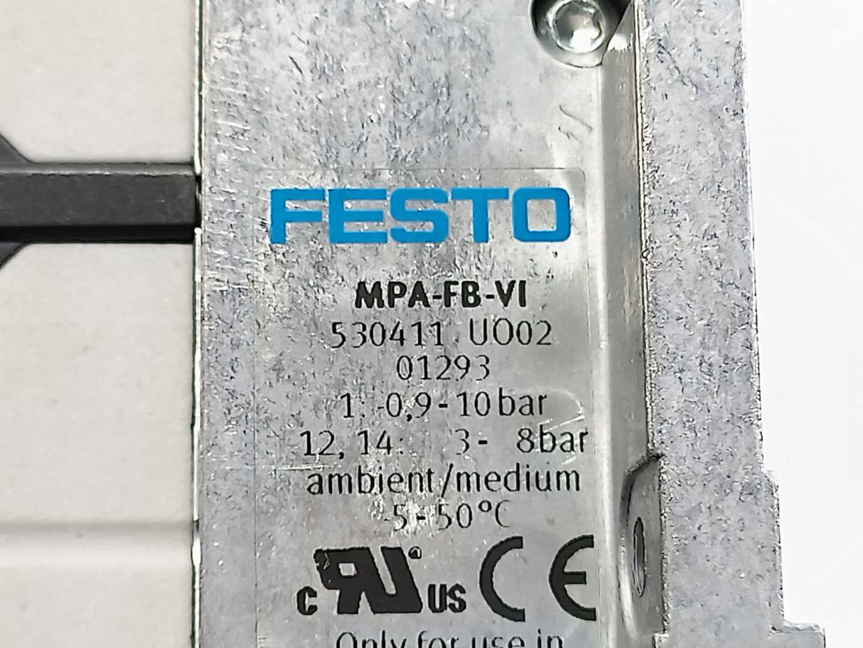Festo 530411 Valve Terminal System