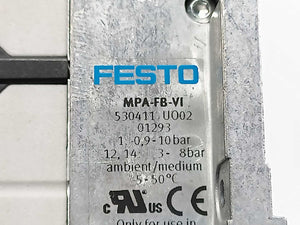 Festo 530411 Valve Terminal System