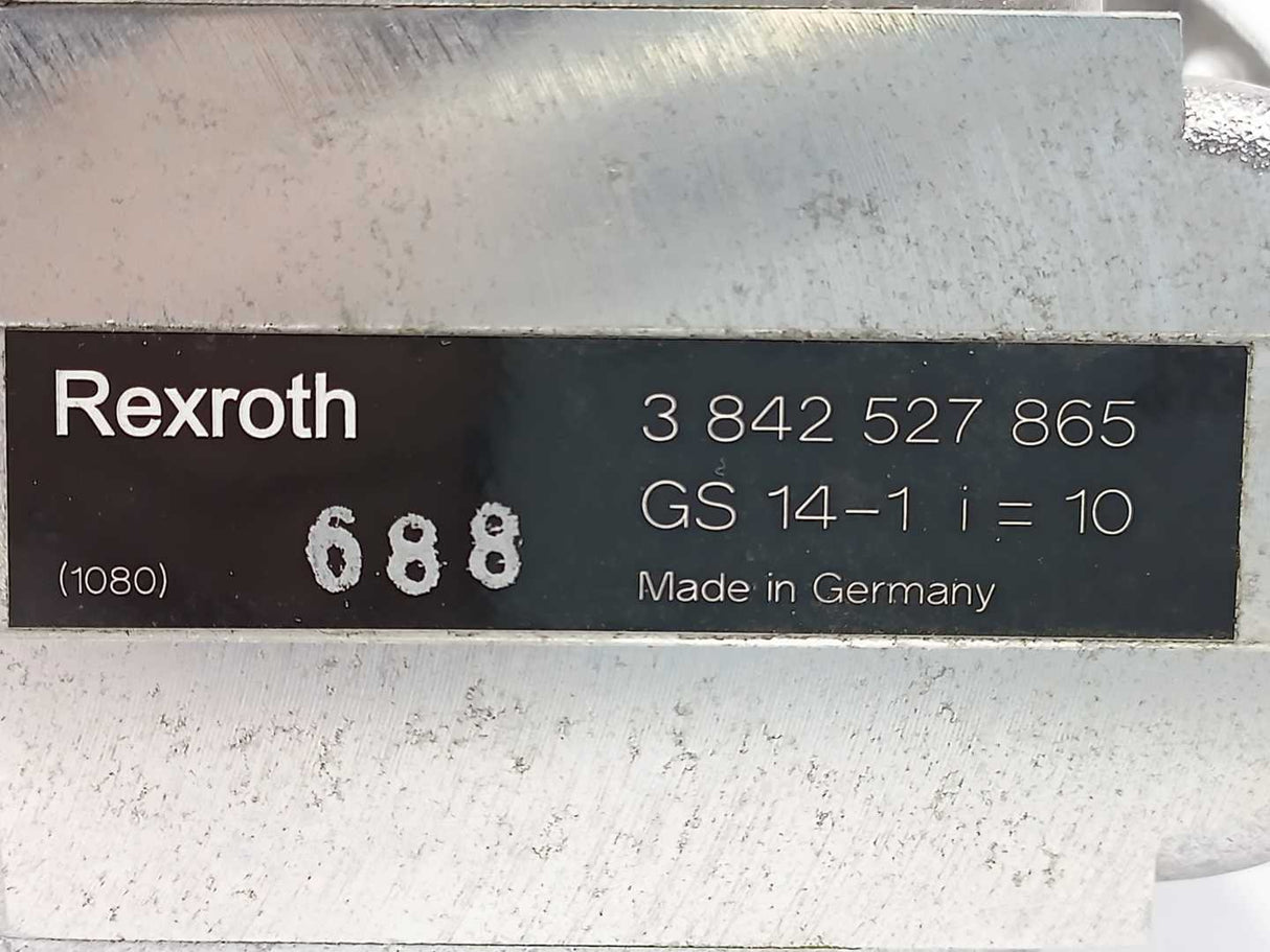 Rexroth 3842527865 Gearbox GS 14-1, i=10