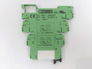 Phoenix Contact 2966016 Relay Socket w/ 2961105 6 Pcs.