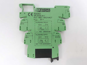 Phoenix Contact 2980241 PLC-BSC- 5DC/ 1/ACT Relay Socket 3 Pcs,