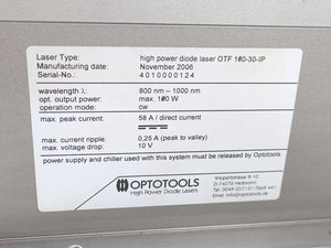 Optotools OTF 180-30-IP High Power Diode Laser 800nm to 1000nm