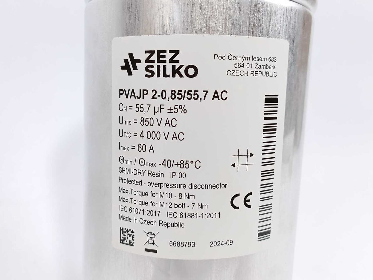 Zez Silko PVAJP 2-0,85/55,7 AC AC Filter Capacitors