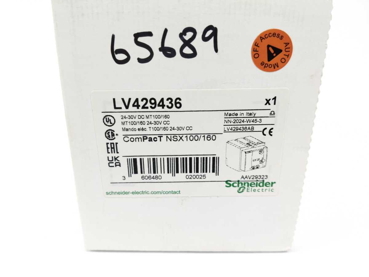 Schneider Electric LV429436 ComPacT NSX100/160 Standard Motor Mechanism Module